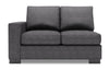 Causeuse de gauche Track de la collection Sofa Lab - Luxury Charcoal