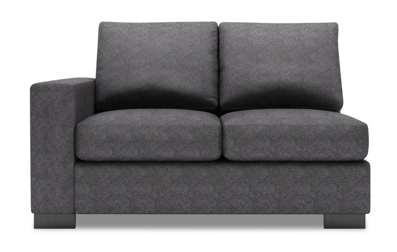 Causeuse de gauche Track de la collection Sofa Lab - Luxury Charcoal