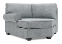  Fauteuil Cuddler de gauche Roll de la collection Sofa Lab - Luna Pewter 