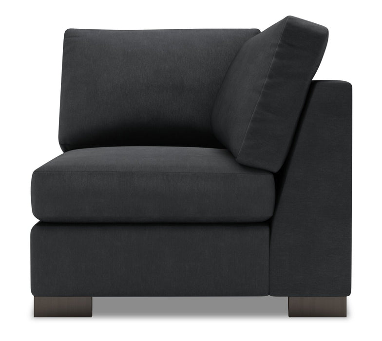 Fauteuil carré en coin Track de la collection Sofa Lab - Pax Pepper