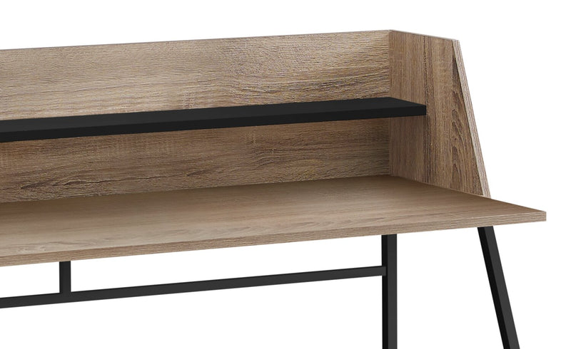 Bureau Lawson de 47,25 po avec petite crédence - taupe