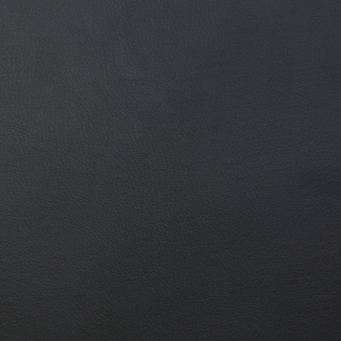 Tabouret bar Cole en tissu de cuir végétalien et en métal - noir