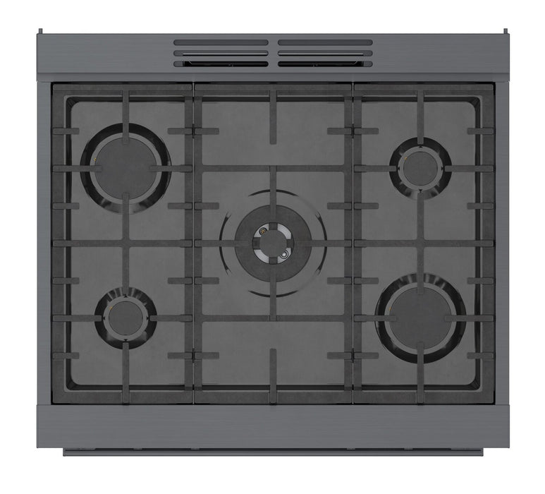  Cuisinière à gaz amovible Bosch de série 800 de 3,7 pi3 de style industriel - HGS8045UC