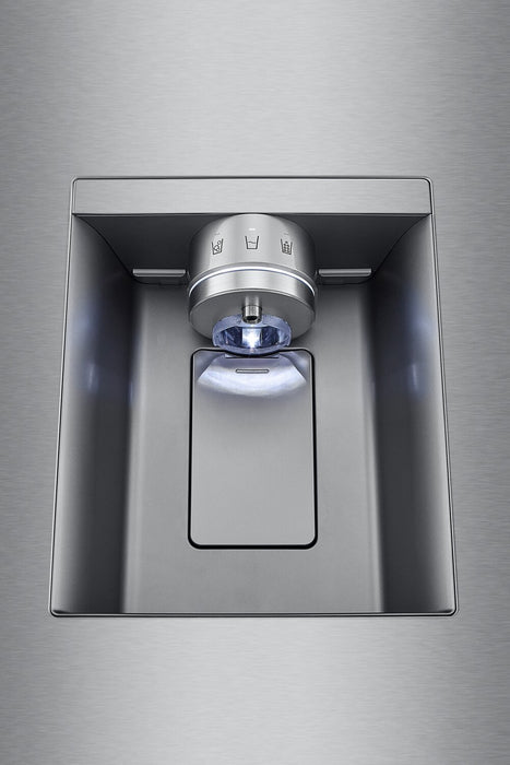 Réfrigérateur LG de 26 pi³ et de 36 po à portes françaises de profondeur comptoir MAXMC - acier inoxydable Smudge-ProofMD - LRYXC2606S