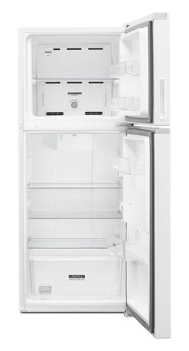 Réfrigérateur Whirlpool de 11,6 pi³ et de 24 po à congélateur supérieur - blanc - WRT112CZJW