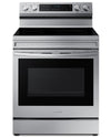 Cuisinière intelligente électrique amovible Samsung de 6,3 pi³ avec friture à air - acier inoxydable - NE63A6711SS/AC