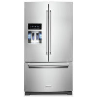 Réfrigérateur KitchenAid de 26,8 pi³ et de 36 po à portes françaises - acier inoxydable avec fini Pr…