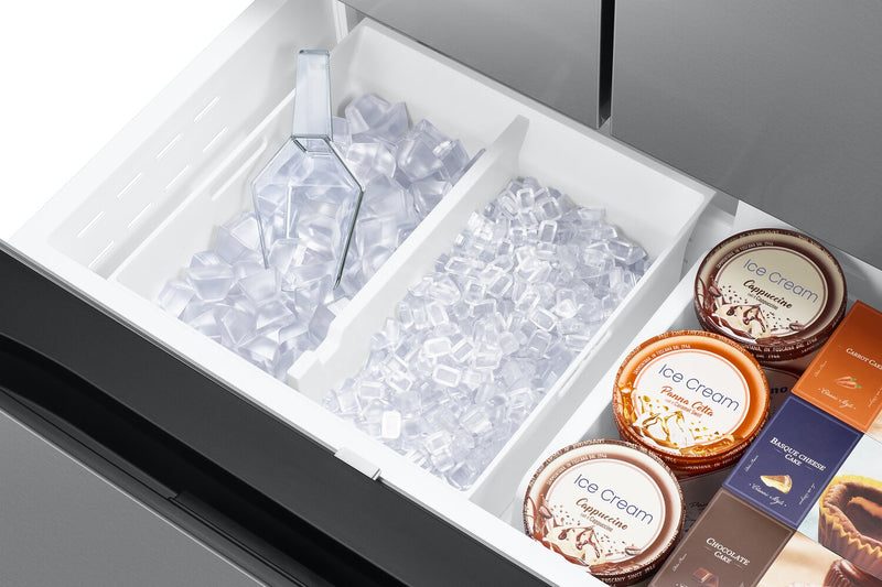 Réfrigérateur Samsung de 27 pi³ et de 36 po de profondeur comptoir avec technologie SpaceMaxMC - acier inoxydable - RF27CG5100SRAA