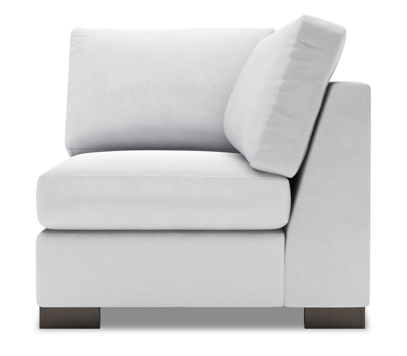 Fauteuil carré en coin Track de la collection Sofa Lab - Pax Ice