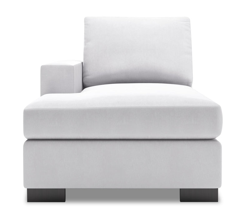 Fauteuil long de droite Track de la collection Sofa Lab - Pax Ice