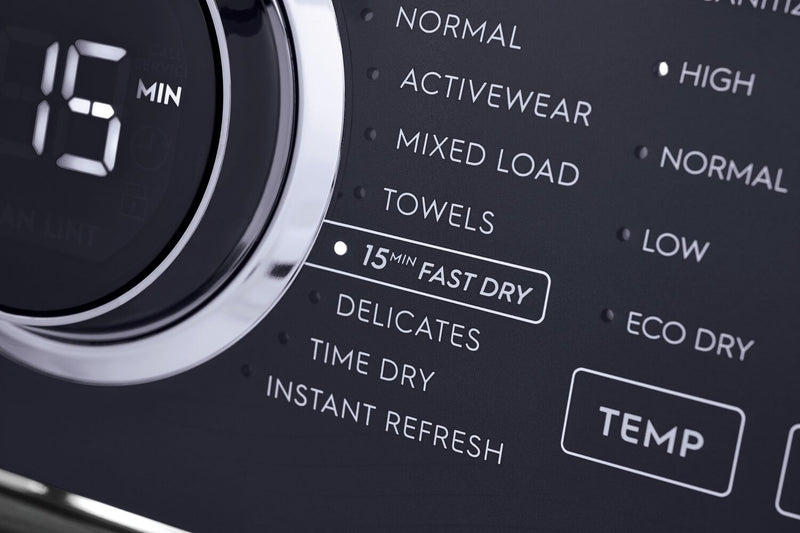 Sécheuse électrique Electrolux de 8 pi³ avec vapeur - titane - superposable - ELFE753CAT