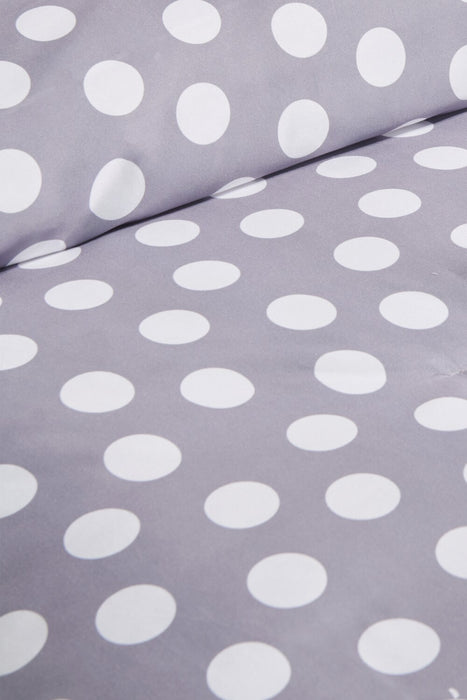 Ensemble d'édredon Portia 3 pièces pour lit simple - gris