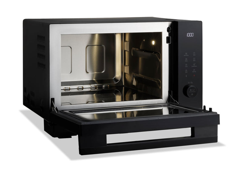 Four à micro-ondes de comptoir Panasonic de 1 pi³ avec four à la vapeur combiné et grande cavité de four plate - noir - NNDS59NB