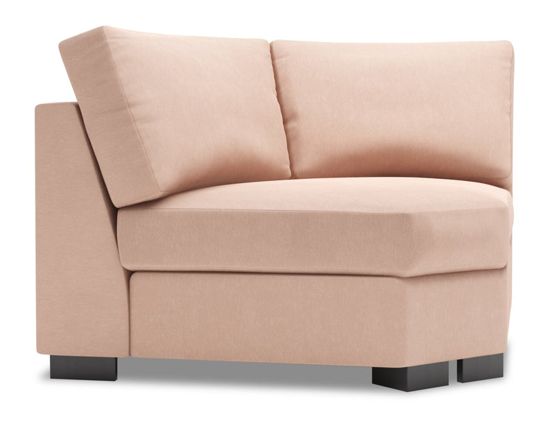 Fauteuil courbé en coin Track de la collection Sofa Lab - Pax Rose