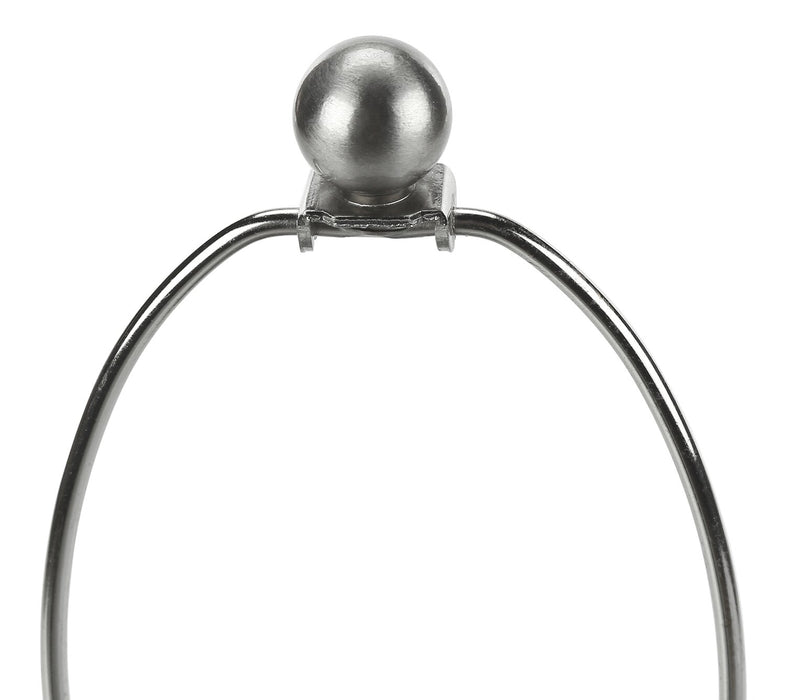 Lampe de table de 24 po en céramique noire avec abat-jour beige