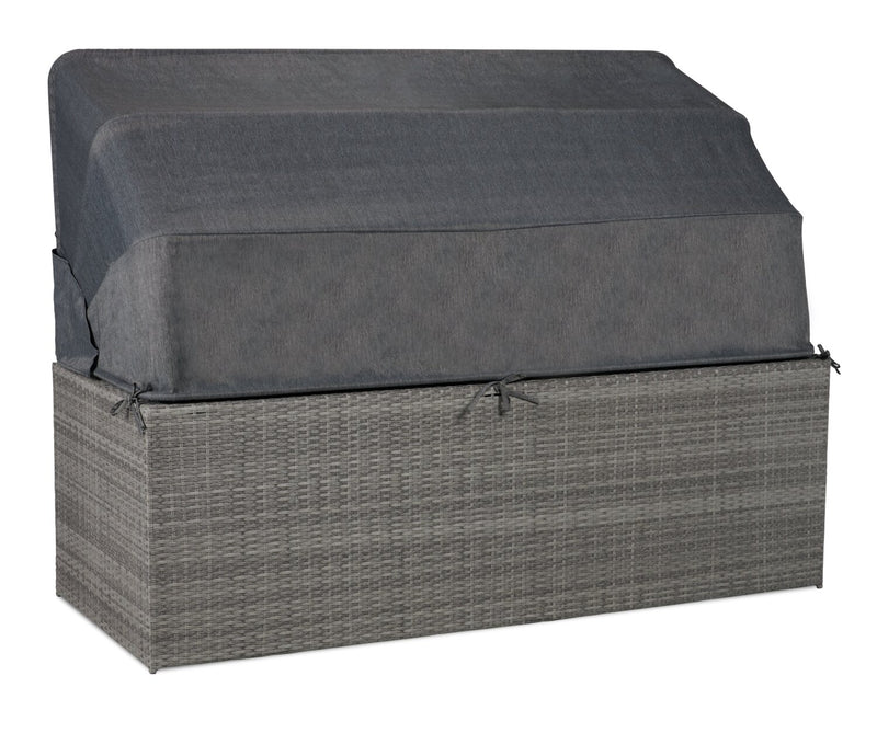 Ensemble de 3 sièges à auvent Cuba pour la terrasse