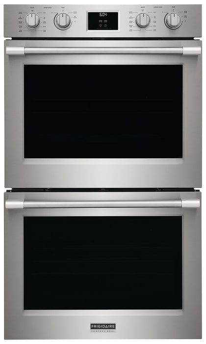 Four mural double électrique Frigidaire Professional de 5,3/5,3 pi³ et de 30 po avec convection totale - acier inoxydable Smudge-ProofMD - PCWD3080AF