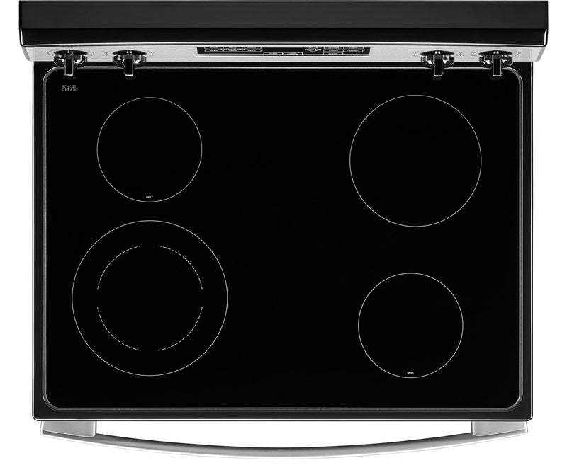 Cuisinière électrique Amana de 4,8 pi³ avec autonettoyage - acier inoxydable - YAER6603SMS