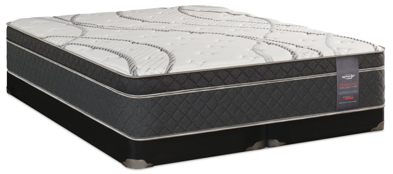 Ensemble matelas à Euro-plateau à profil bas Radiant de Springwall pour très grand lit