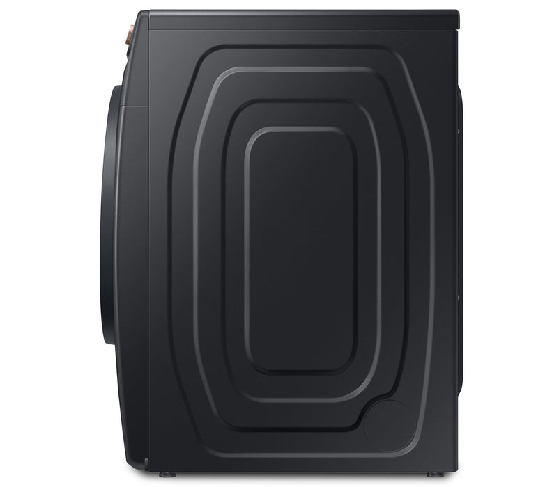 Sécheuse électrique Samsung de 7,5 pi³ avec vapeur - acier inoxydable noir - superposable - DVE50BG8300VAC