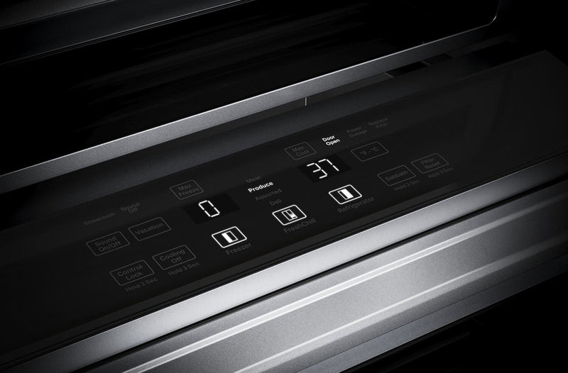 Réfrigérateur KitchenAid de 30 pi³ et de 48 po à compartiments juxtaposés - panneau personnalisable - KBSN708MPA