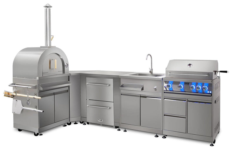 Réfrigérateur Thor de 5,4 pi³ et de 24 po à 2 tiroirs - acier inoxydable - TRF24U