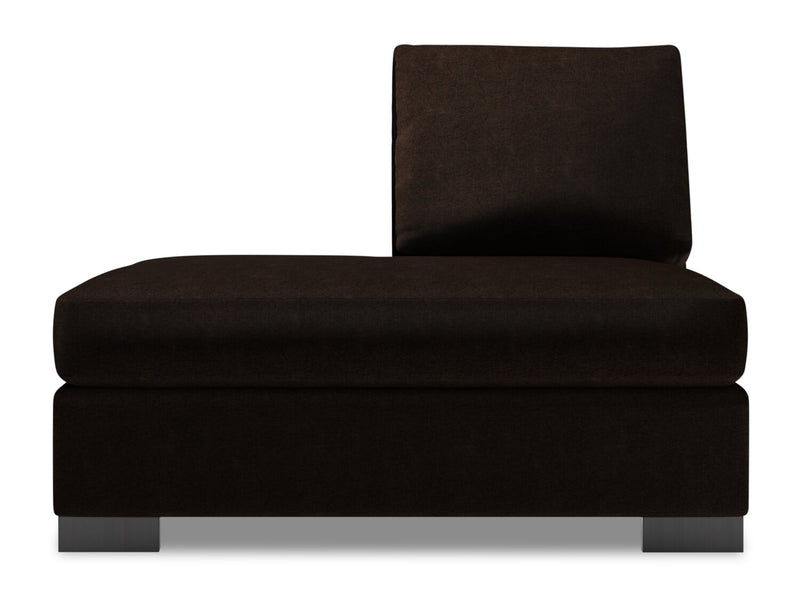 Rallonge pour fauteuil long de gauche Track de la collection Sofa Lab - Luxury Chocolate