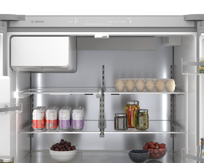 Réfrigérateur Bosch de série 500 de 26 pi3 à portes françaises - B36FD50SNS