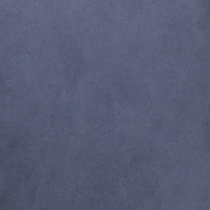 Fauteuil d’appoint Brinley de 29 po en tissu de velours avec pattes en bois - bleu