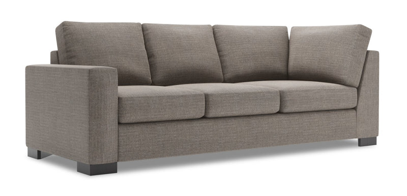 Sofa de gauche pour rallonge Track de la collection Sofa Lab - Luna Smoke