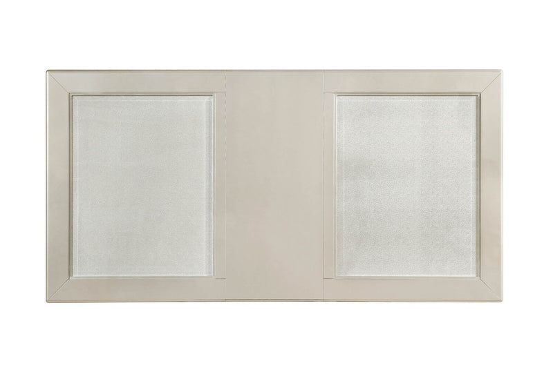 Table de salle à manger Diva de 66 po à 84 po (L) avec rallonge - gris argenté