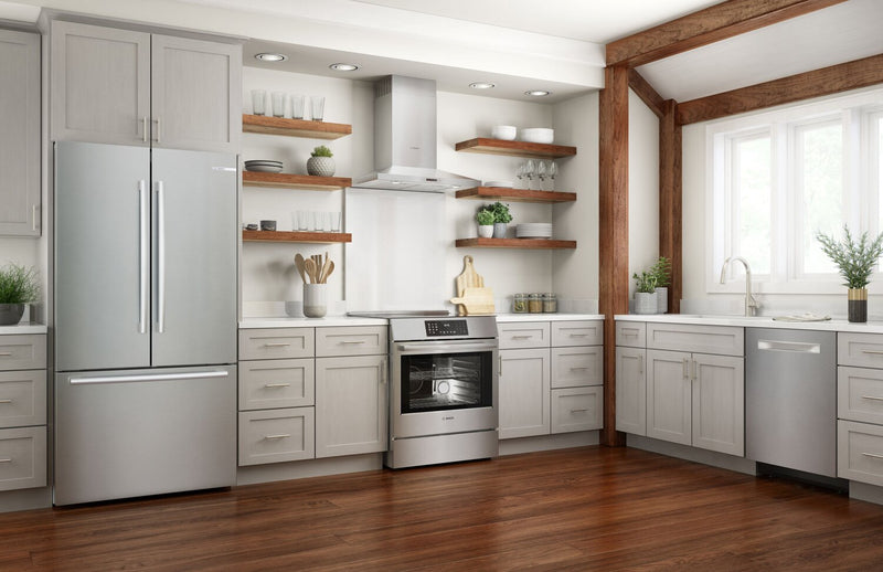 Cuisinière électrique Bosch de série 800 de 4,6 pi3 avec surface de cuisson à induction - HII8057C