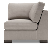 Fauteuil carré en coin Track de la collection Sofa Lab - Pax Slate