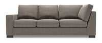 Sofa de gauche pour rallonge Track de la collection Sofa Lab - Luna Smoke