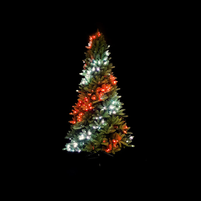 Arbre de Noël illuminé Twinkly de 7,5 pi avec lumières à DEL gérées par application - TWT400SPP-BUS 
