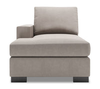  Fauteuil long de droite Track de la collection Sofa Lab - Pax Slate 