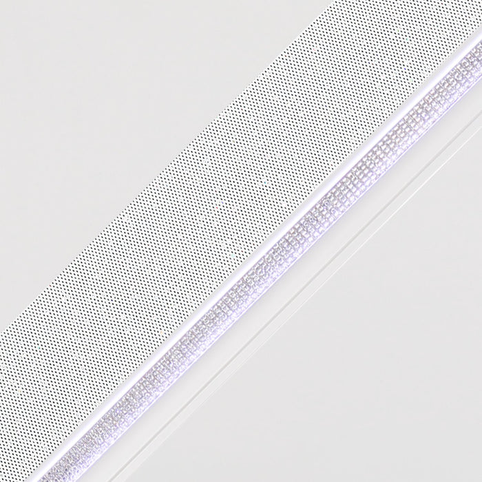 Table de nuit somptueuse Ava de 32,5 po (L) x 28 po (H) à 2 tiroirs avec éclairage à DEL - blanche