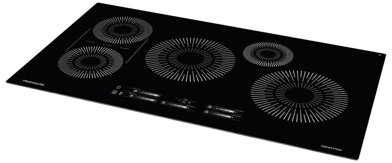 Surface de cuisson à induction Frigidaire de 36 po à 5 éléments - noire - FCCI3627AB