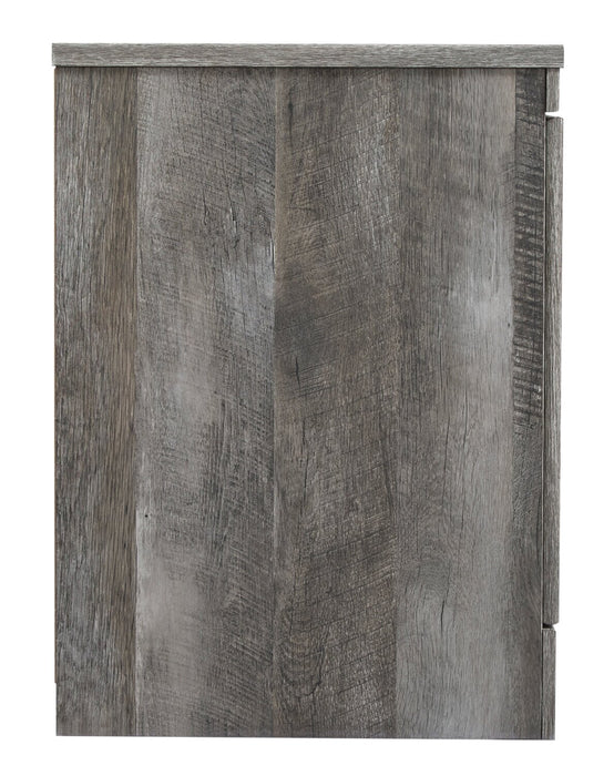 Meuble pour téléviseur rustique Wynnlow de 63 po avec rangement et système de gestion des câbles pour téléviseurs jusqu’à 70 po - gris