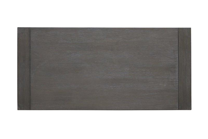 Commode verticale Koda de 36 po (L) x 56 po (H) à 6 tiroirs en acacia pour la chambre à coucher - grise