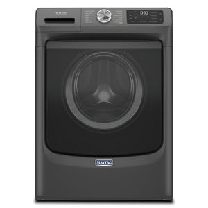 Laveuse à la vapeur haute efficacité Maytag à chargement frontal de 5,5 pi³ - noir volcan - superposable - MHW6630MBK