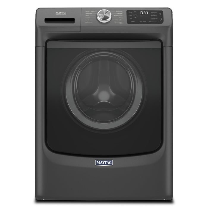 Laveuse à la vapeur haute efficacité Maytag à chargement frontal de 5,5 pi³ - noir volcan - superposable - MHW6630MBK
