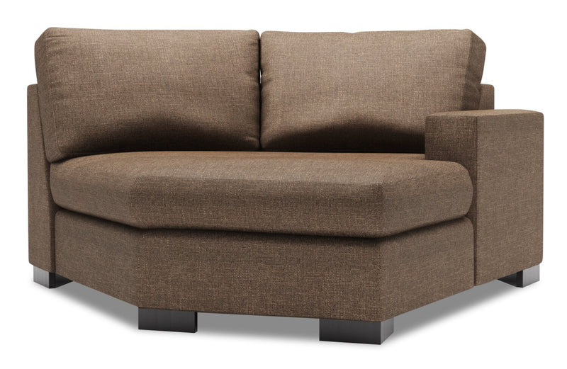 Fauteuil Cuddler de droite Track de la collection Sofa Lab - Luna Praline