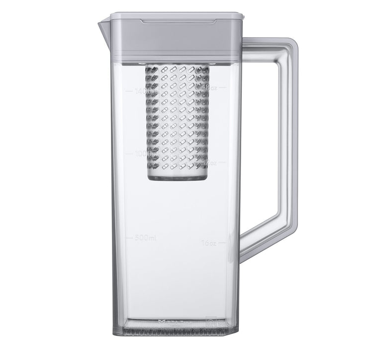 Réfrigérateur Samsung de 24,5 pi³ et de 33 po à portes françaises avec zone de boissons Beverage CenterMC et pichet d’eau à remplissage automatique - acier inoxydable noir - RF25C5551SG/AA