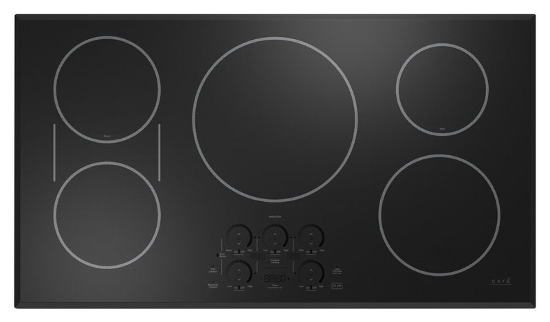 Surface de cuisson électrique Café de 36 po à 5 éléments - noire - CHP90361TBB