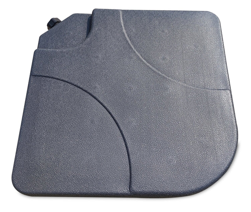 Parasol Shanghai pour la terrasse avec base 4 pièces - anthracite