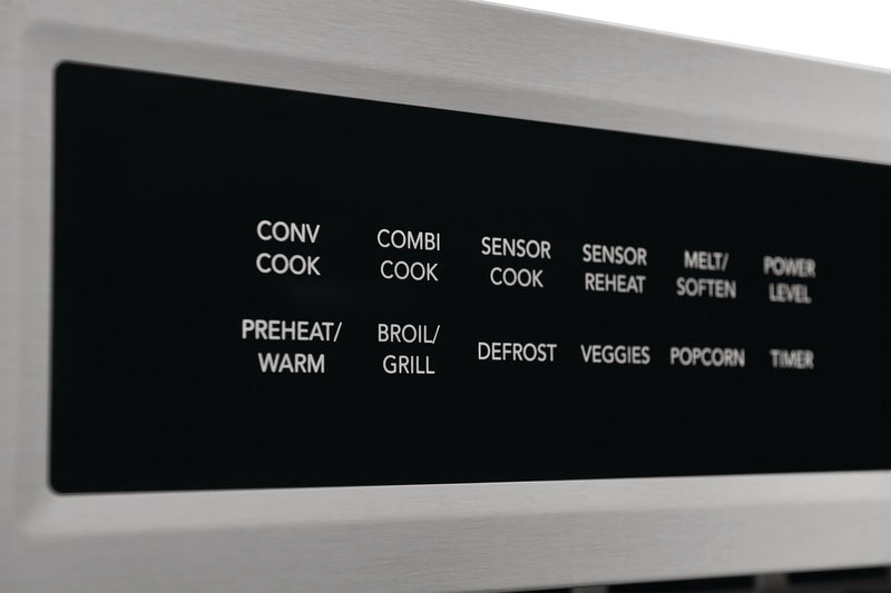 Four à micro-ondes encastré Frigidaire Professional de 1,6 pi³ avec porte rabattable et cuisson par convection - acier inoxydable Smudge-ProofMD - PMBD3080AF