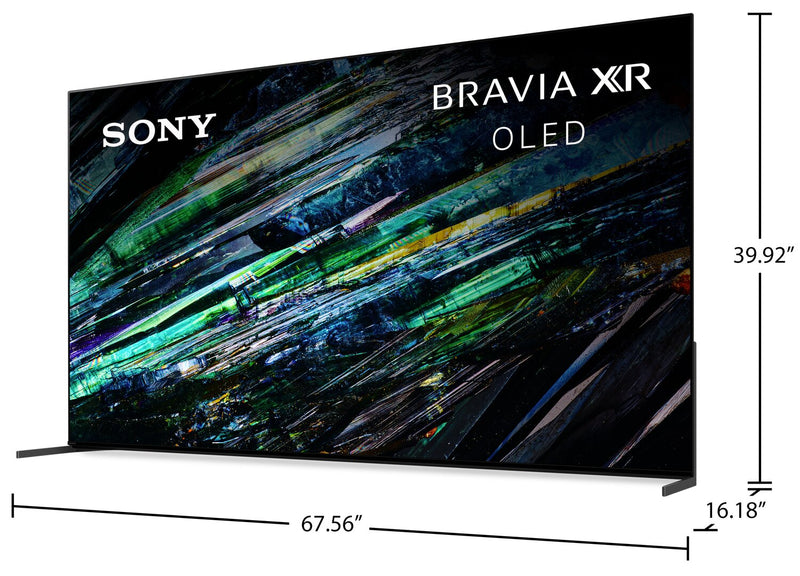  Téléviseur intelligent QD-DELO SONY Bravia XR UHD 4K de 77 po avec Google TVMC (XR77A95L) - modèle 2023