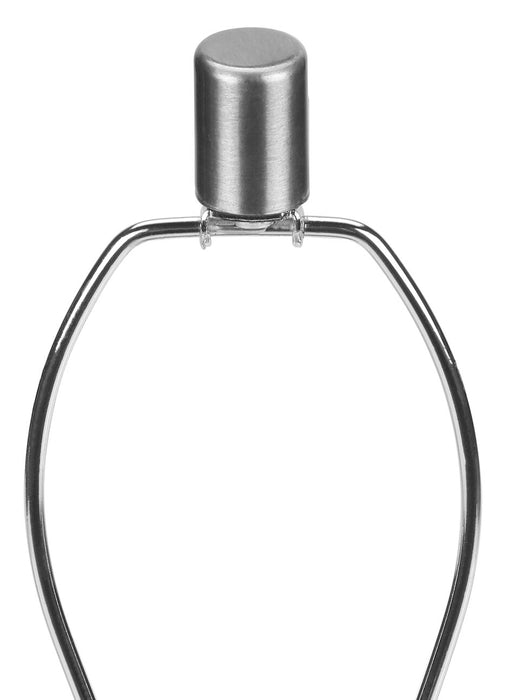 Lampe de table de 20 po béton gris avec abat-jour ivoire