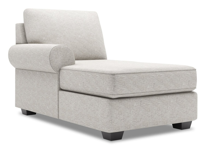 Fauteuil long de droite Roll de la collection Sofa Lab - Luxury Silver